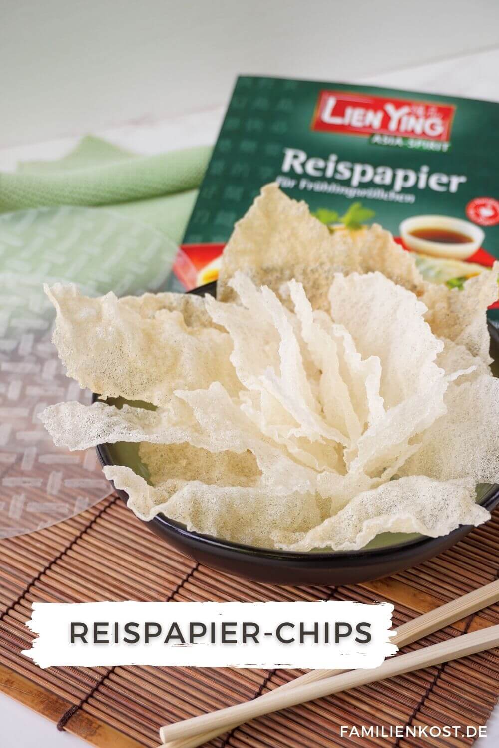 Reispapier Chips