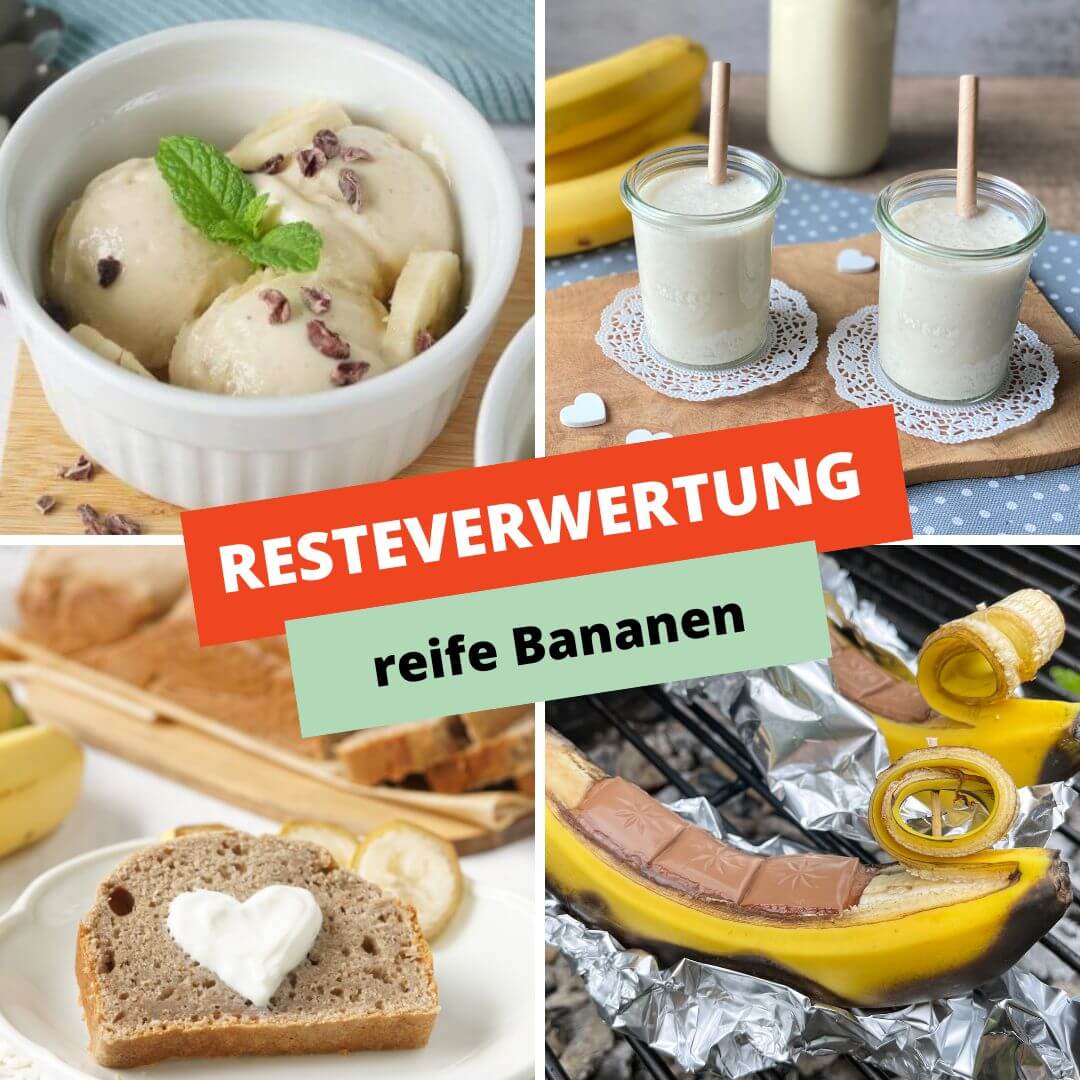 Resteverwertung reife Bananen