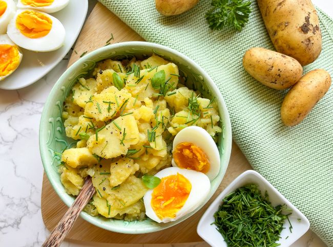 Rezept schwäbischer Kartoffelsalat Rezept schwäbischer Kartoffelsalat