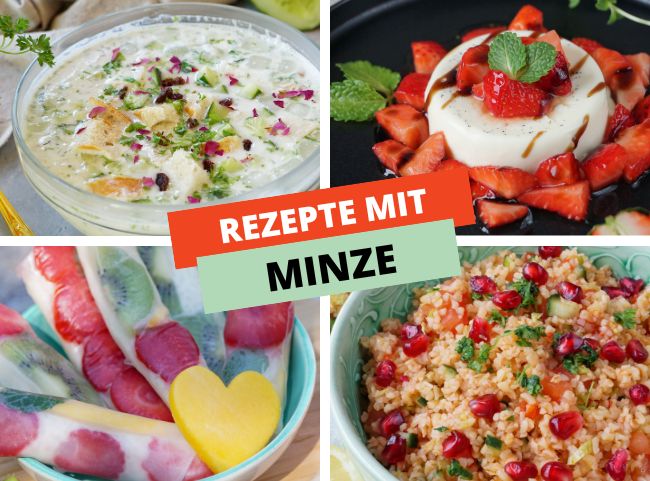 Rezepte mit Minze