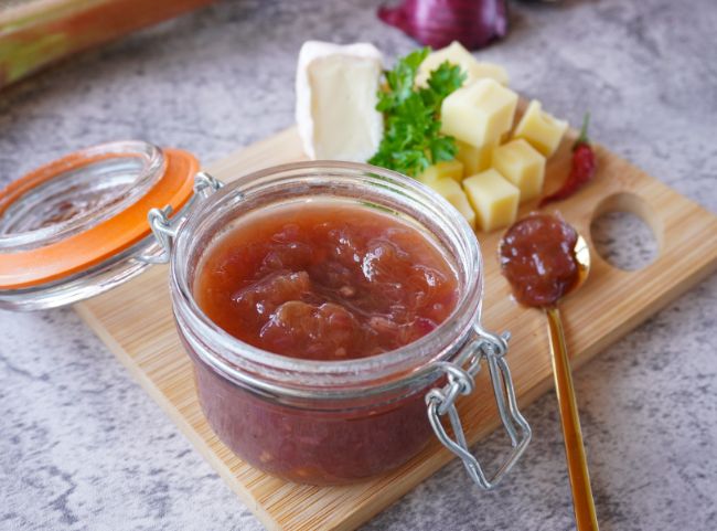 Rhabarber Zwiebel Chutney