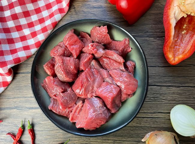 Rindergulasch Fleisch Rindergulasch Fleisch