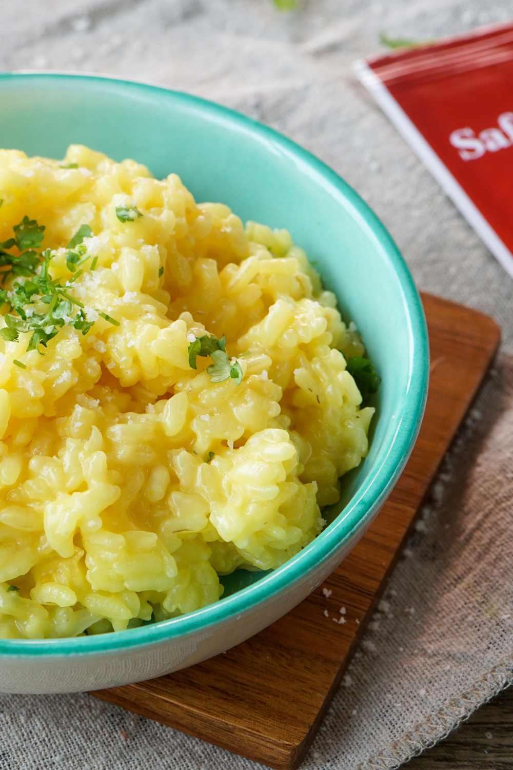 Klassisches Risotto Milanese mit Safran