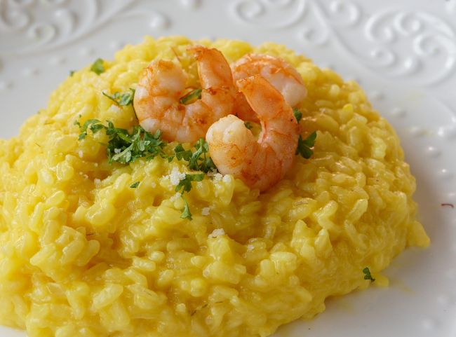 Risotto mit Garnelen