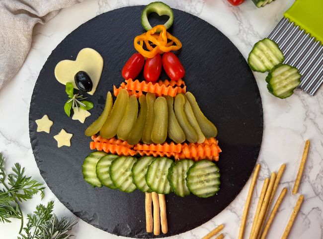 Rohkost Weihnachtsbaum Weihnachten Rohkost Weihnachtsbaum Weihnachten