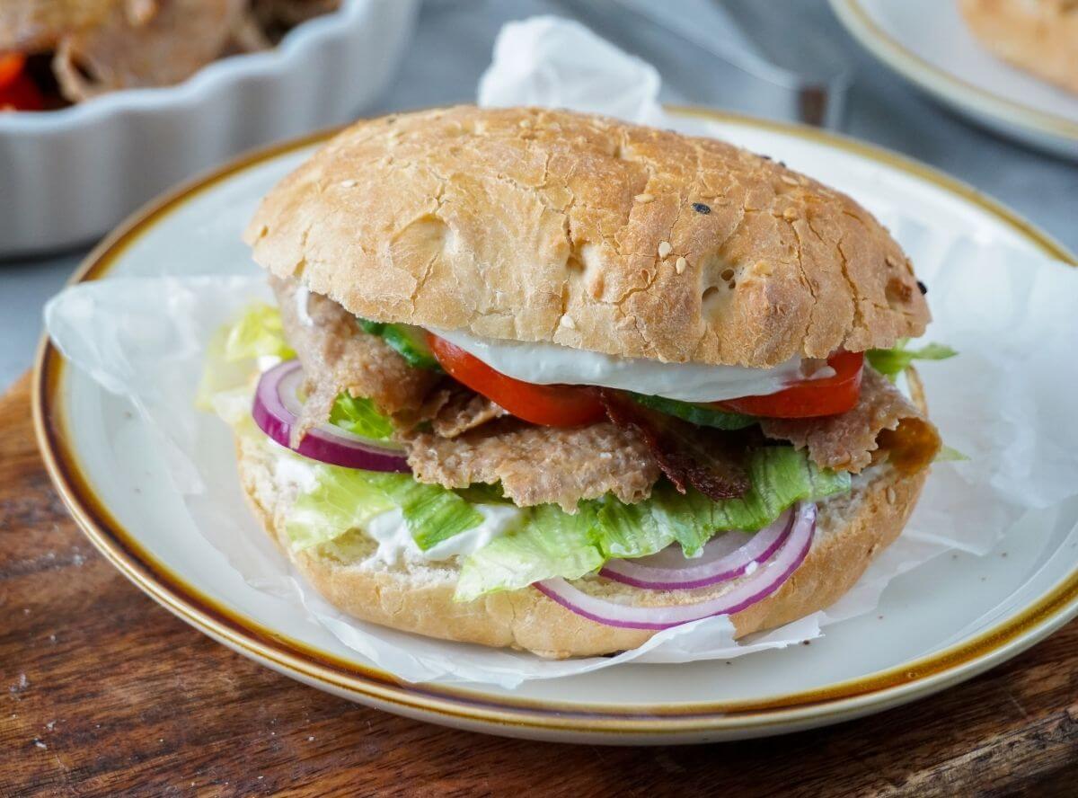 Roll-Döner aus der Heißluftfritteuse