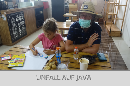 Rollerunfall auf Java - Backpacker Bericht
