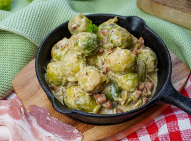 Rosenkohl mit Speck Rosenkohl mit Speck