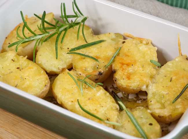 Rosmarinkartoffeln mit Käse Rosmarinkartoffeln mit Käse