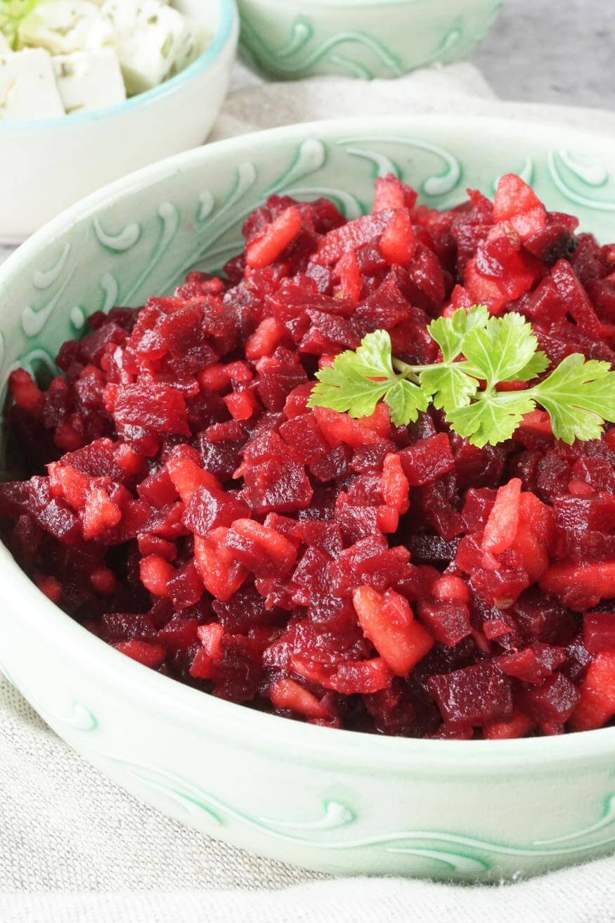 Rote Bete Salat mit Apfel