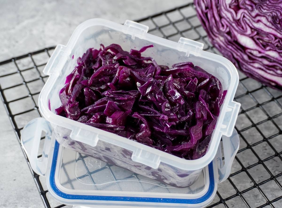 Rotkohl einfrieren