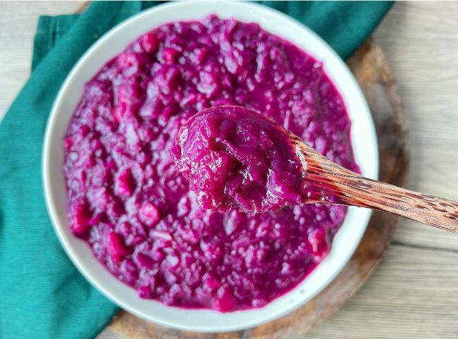 Rotkohl (Rotkraut mit Apfel)