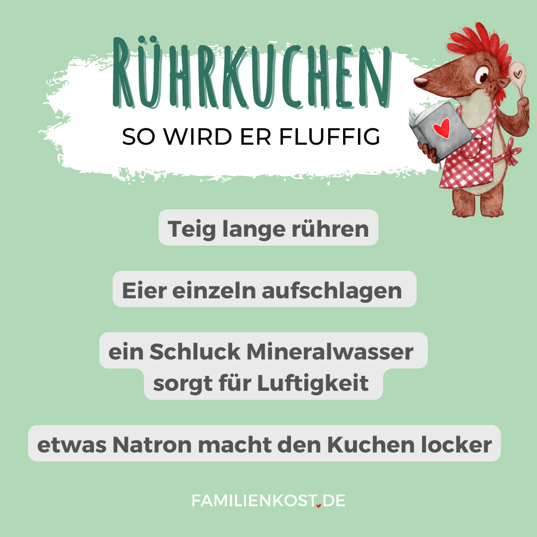 Rührkuchen Tipps