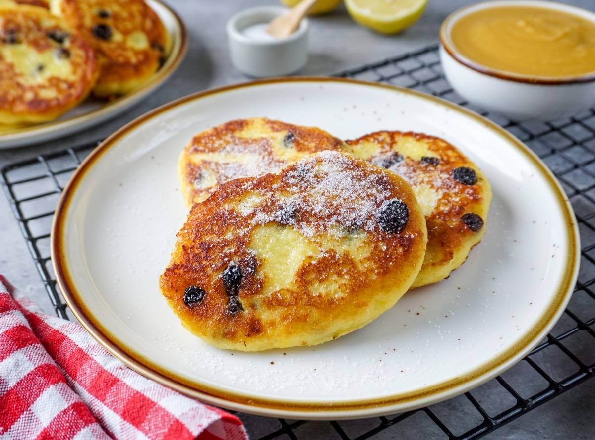S&auml;chsische Quarkkeulchen mit Kartoffeln