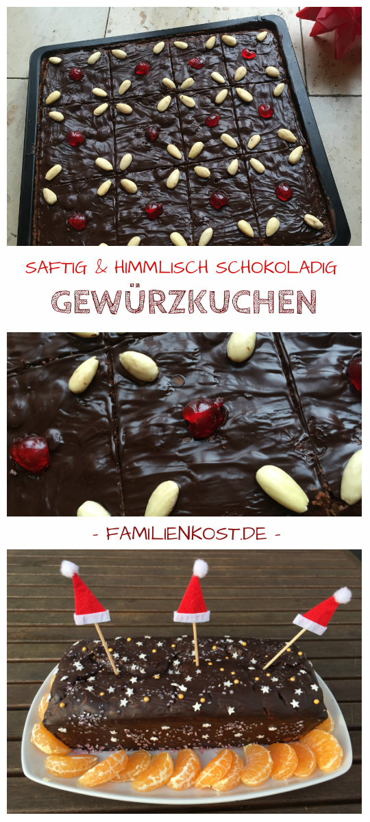 Saftiger Gewürzkuchen vom Blech Saftiger Gewürzkuchen vom Blech