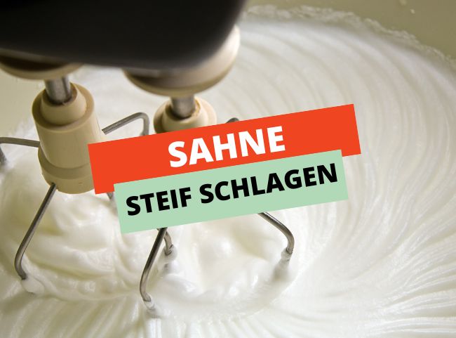 Sahne steif schlagen