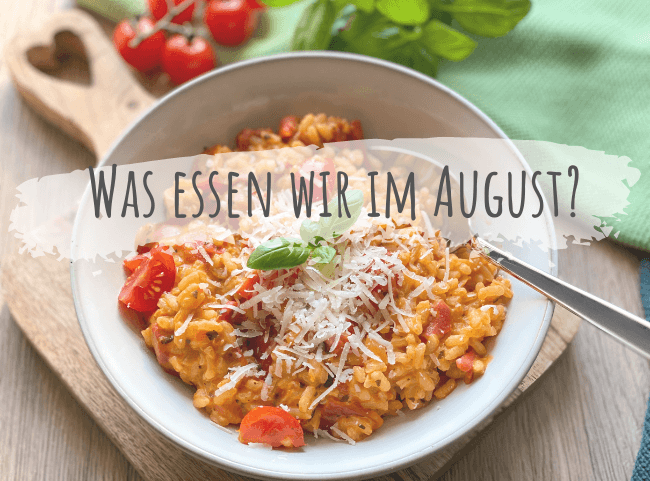 Saisonkalender August