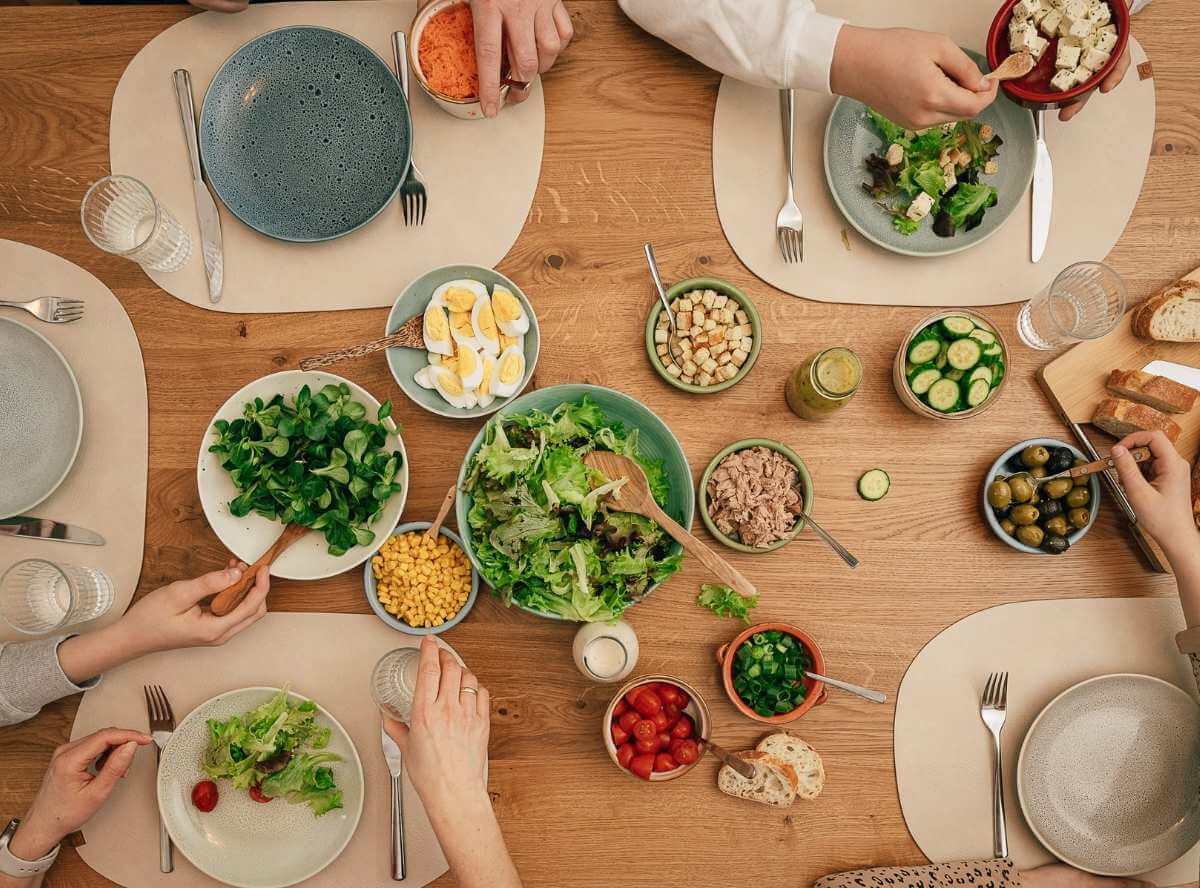 Salatbuffet Kinder