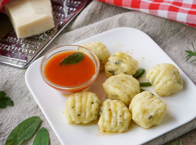 Salbeibutter Gnocchi italienisch Salbeibutter Gnocchi italienisch
