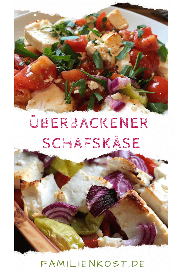 Überbackener Schafskäse griechische Art Überbackener Schafskäse griechische Art