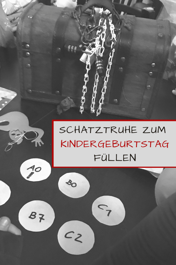 Schatztruhe Kindergeburtstag