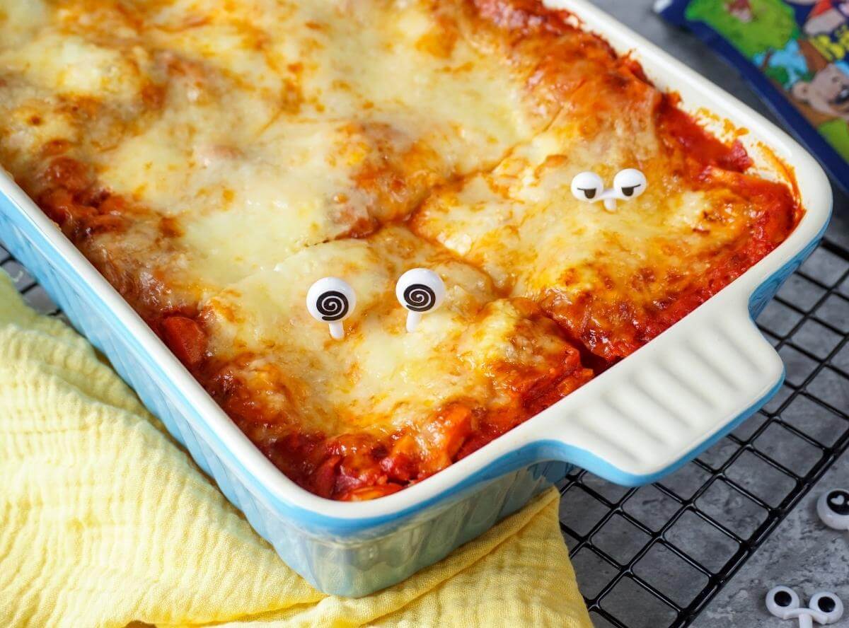 SchlaWiener Würstchen-Lasagne