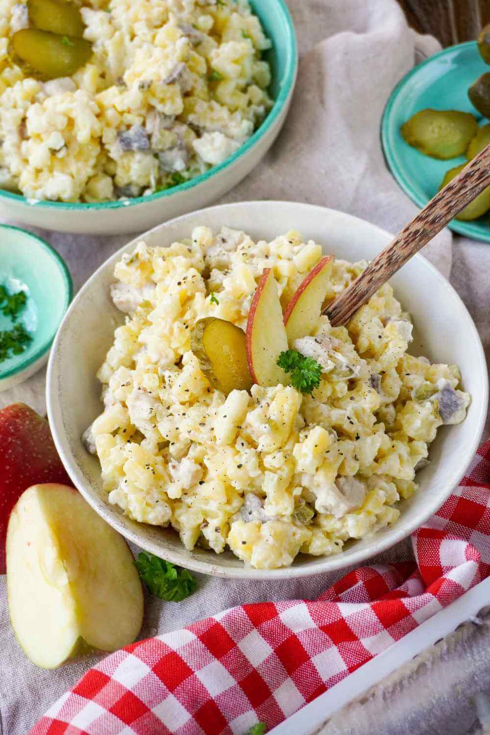 Schlesischer Kartoffelsalat mit Hering