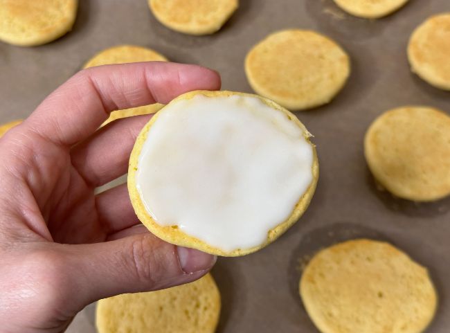 Schneemann Amerikaner Zuckerguss