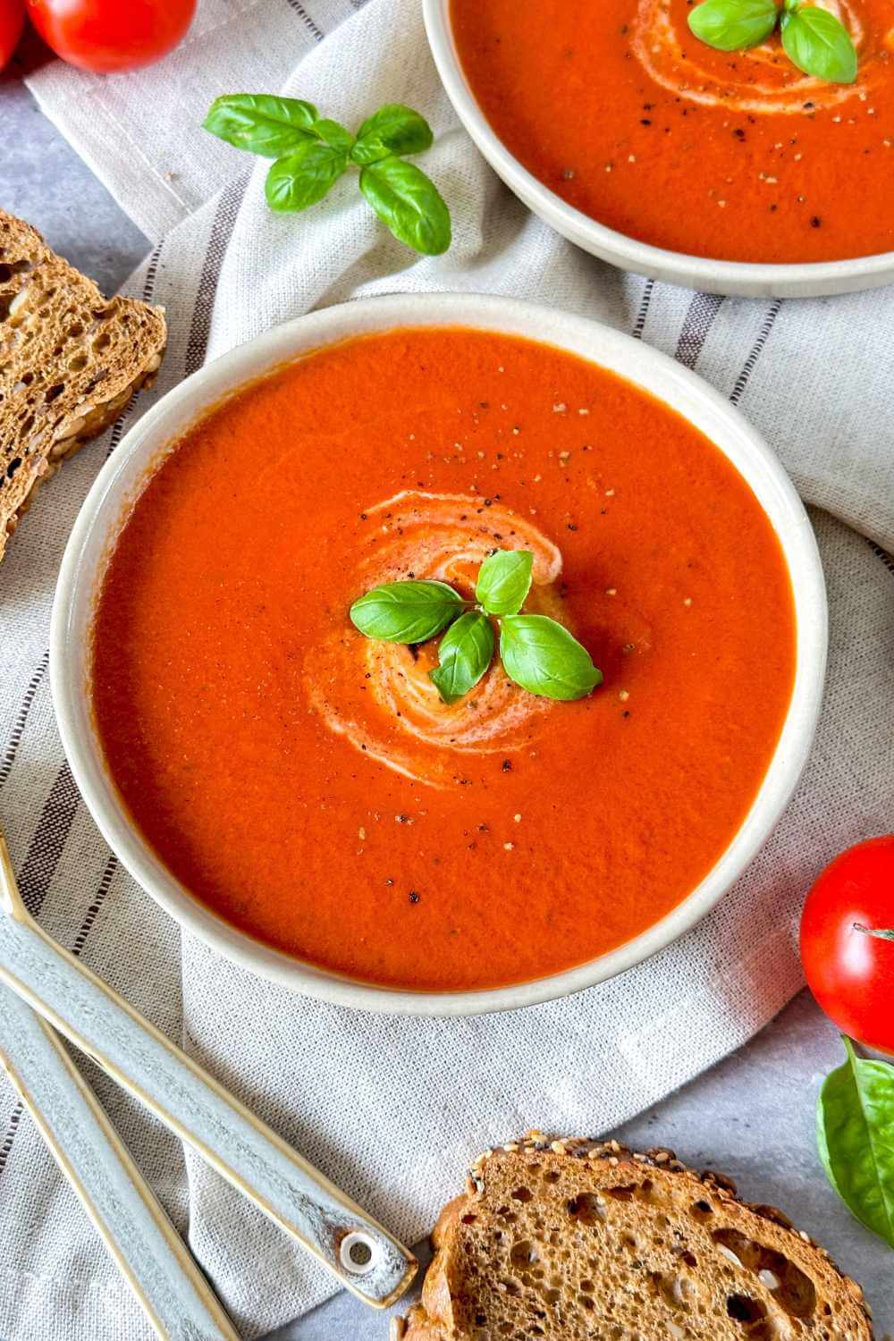 Schnelle Tomatensuppe