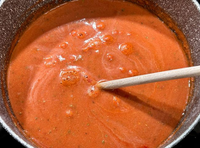 Schnelle Tomatensuppe kochen