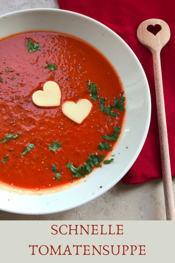 Schnelle Low Carb Tomatensuppe Schnelle Low Carb Tomatensuppe