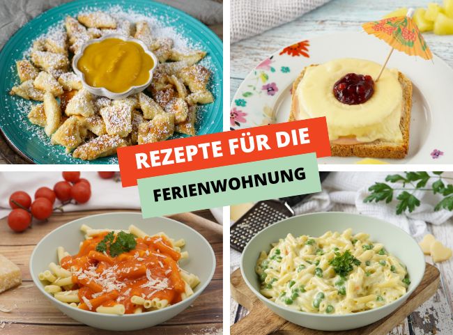 Ferienwohnung Rezepte für die schnelle Urlaubsküche