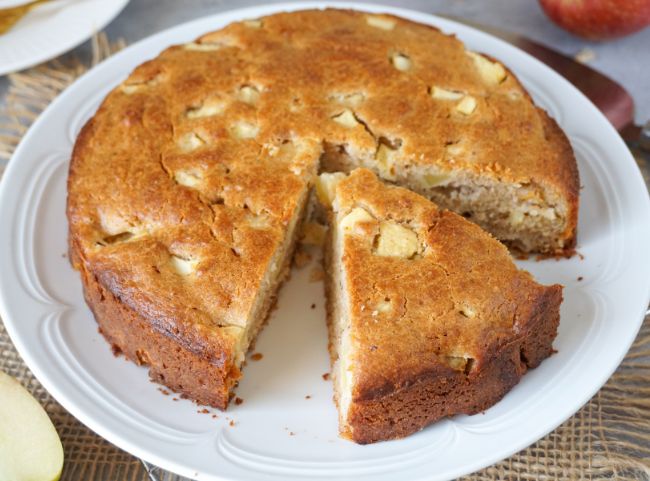 Schneller Apfelkuchen ohne Zucker