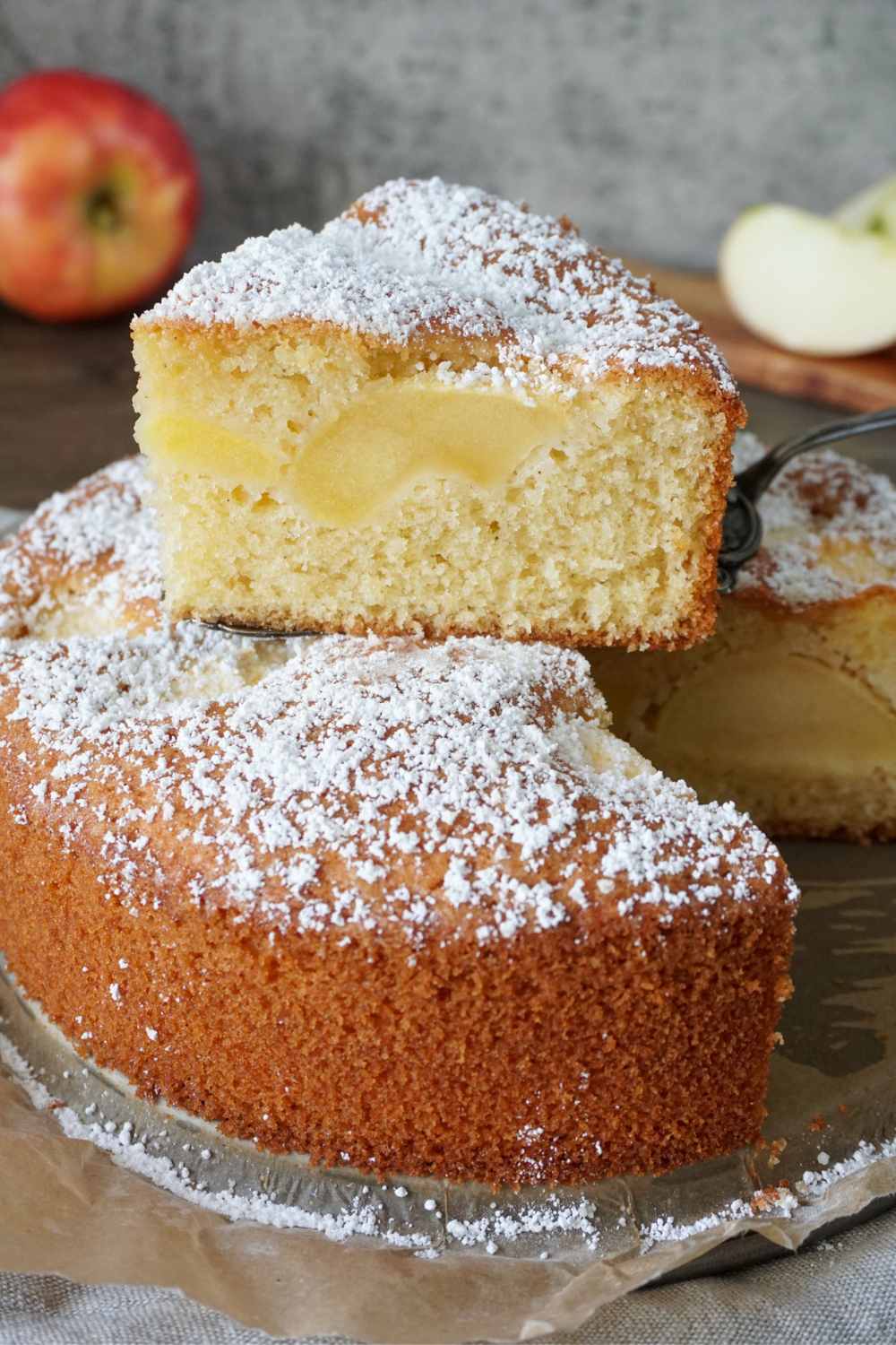 Apfelkuchen für Kinder und Familie