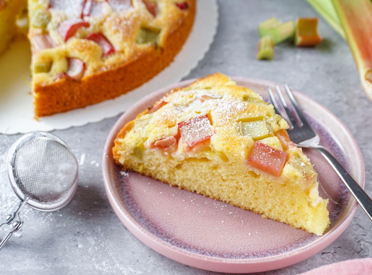 schneller Rhabarberkuchen schneller Rhabarberkuchen