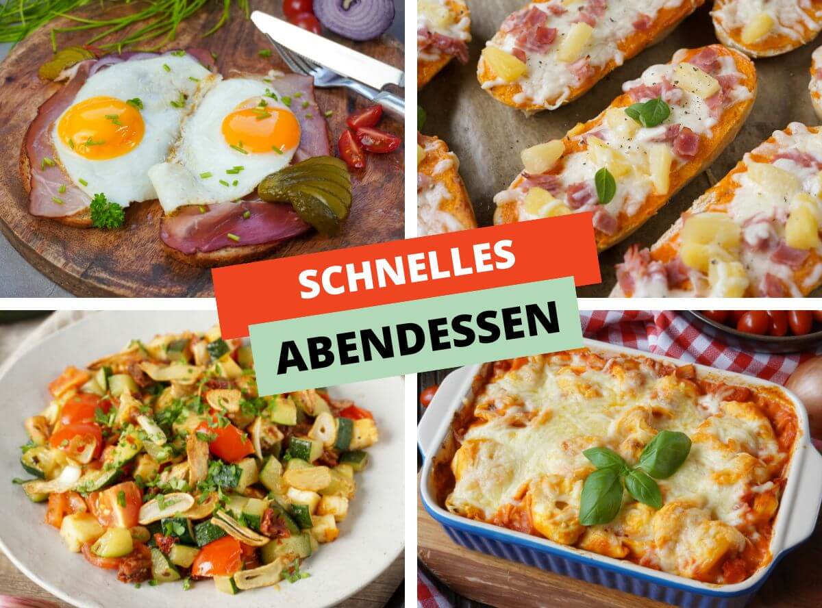 Schnelles Abendessen - einfache Rezepte