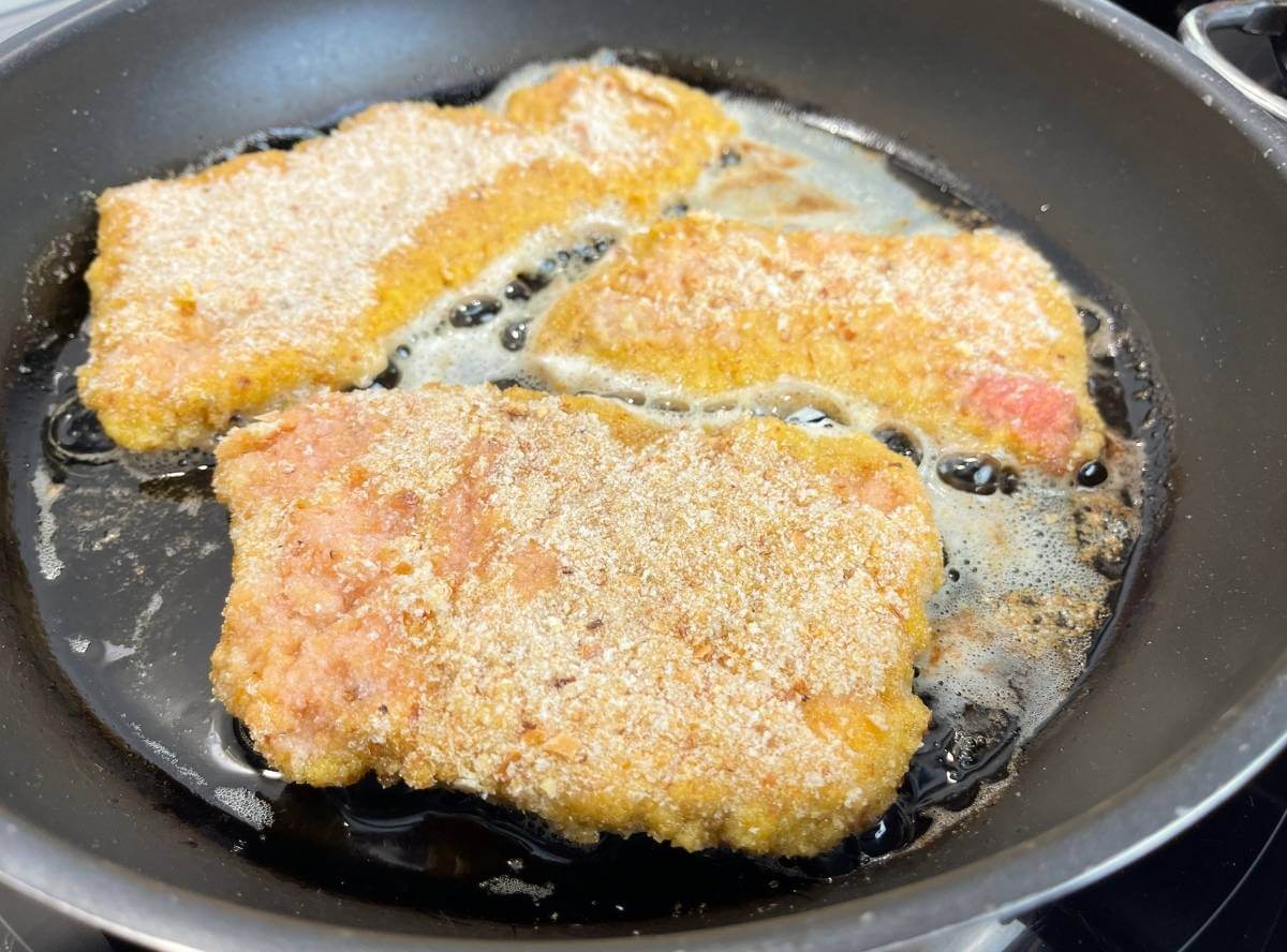 Schnitzel braten