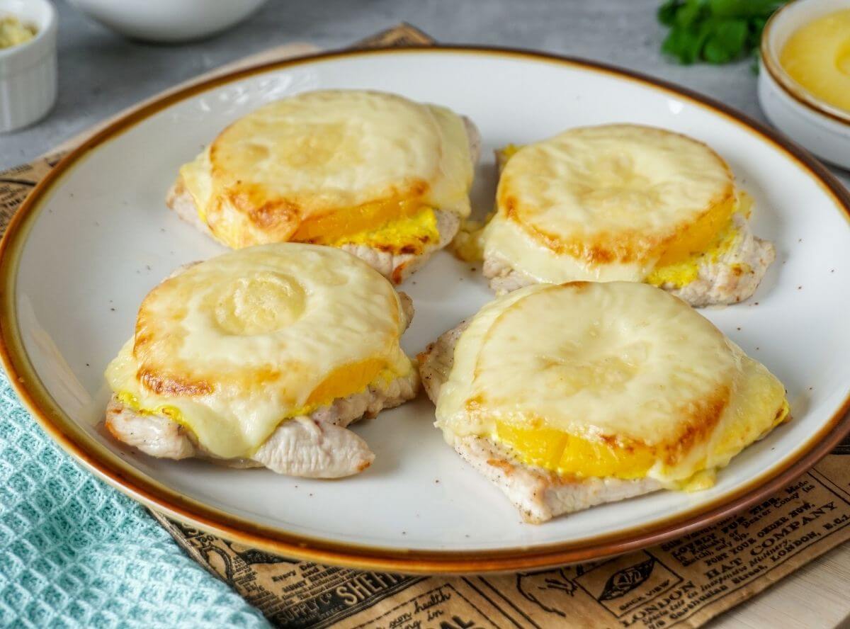 Schnitzel Hawaii Heißluftfritteuse