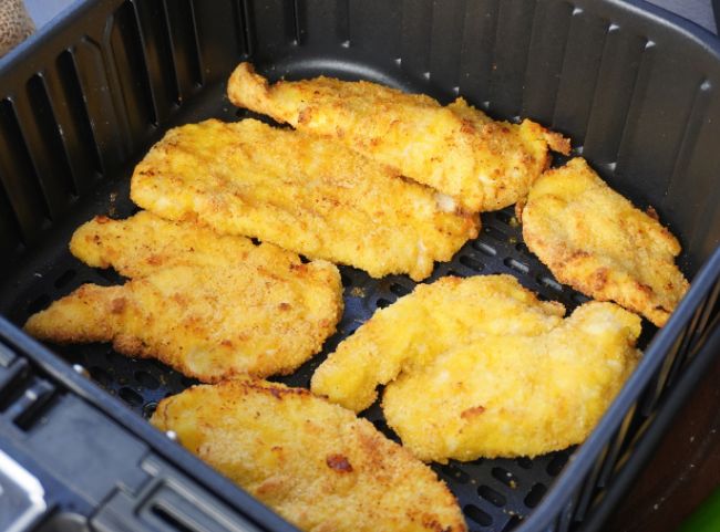 Schnitzel in der Heißluftfritteuse