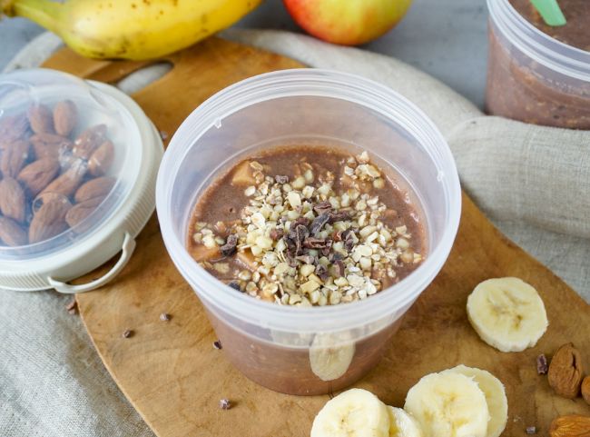 Overnight Oats Schoko-Banane