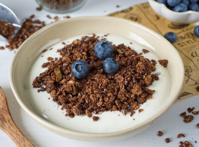 Schoko Granola ohne Zucker