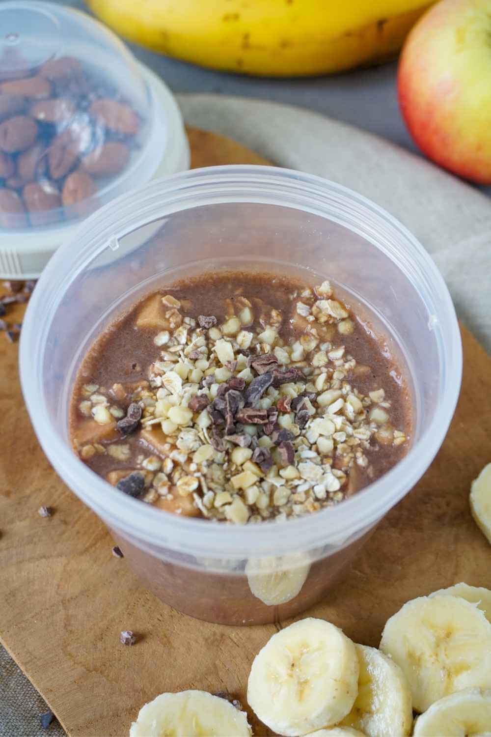 Overnight Oats Schoko-Banane Overnight Oats Schoko-Banane