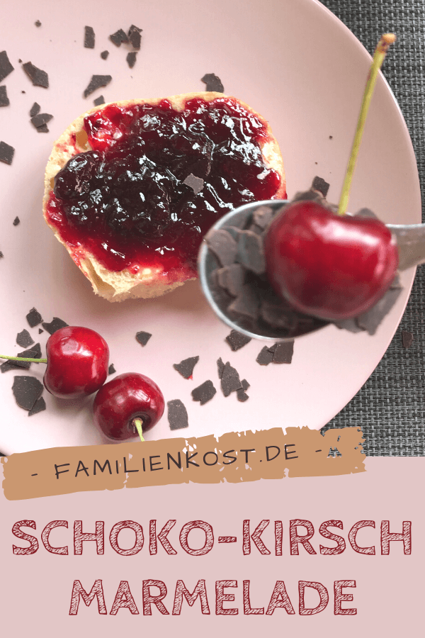 Kirschmarmelade mit Schokolade Kirschmarmelade mit Schokolade