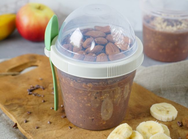 Schoko Overnight Oats to go