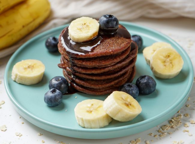 Schoko Pancakes einfach