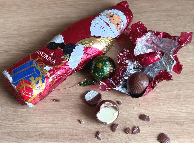 Schokoreste Weihnachten verwerten