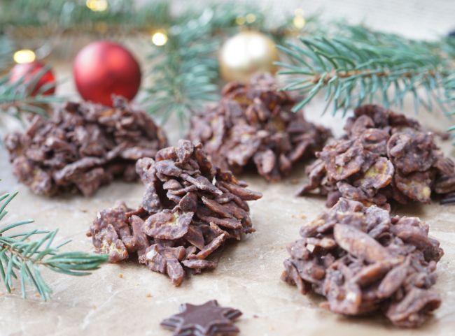 Schokocrossies zu Weihnachten Schokocrossies zu Weihnachten