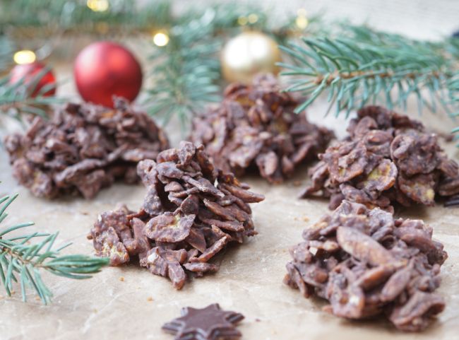 Schokocrossies zu Weihnachten