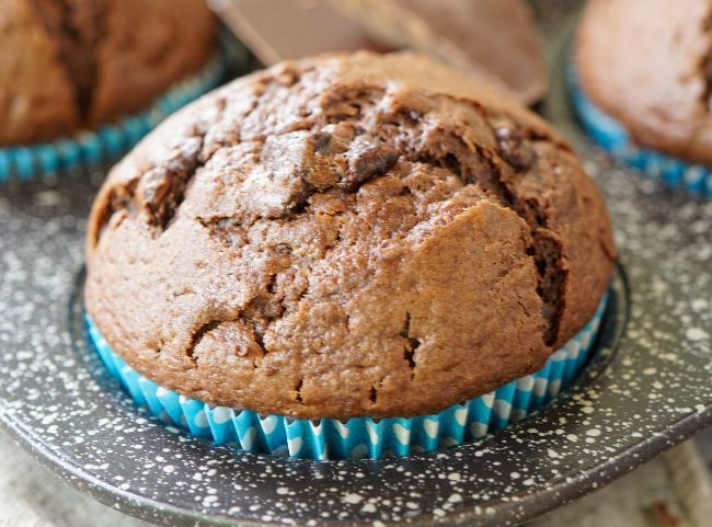 Schokomuffins mit Schokostückchen