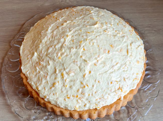 Schüttelkuchen mit Paradiescreme